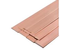 Purzen Pannello in lamiera di Rame T2, Piastra di Rame Solida e conduttiva per Saldatura Fai-da-Te, Hobby creativi e progetti di Riparazione Personalizzati,0.3mm*20mm*500mm