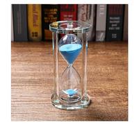 Purzen Timer a Clessidra, Timer a Clessidra da 15/30/60 Minuti, utilizzato per la Decorazione della casa Vintage, Decorazione dell'ufficio/scrivania, Regali di Nozze,Blu,30 Minutes