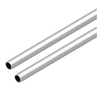 Purzen Tubo Tondo in Alluminio, Tubo Cavo Multiuso per Fai-da-Te, Lavorazioni Metalliche, Riparazioni e Hobby,19mmx7mmx500mm