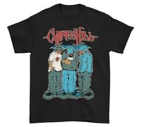 PUSFRZO Maglietta a maniche corte? Cypress Hill Blunted Slim-Fit Maglietta Nuova?Shirt Top Felpa, Nero , 3XL