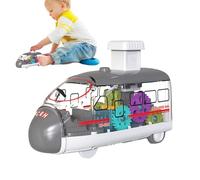 Push and Go Car, giocattolo per auto Press and Go - Giocattolo per veicoli a frizione con luce, auto giocattolo guidata da attrito, per ragazzi e ragazze dai 3 anni, veicolo a inerzia,