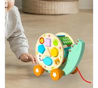 Push and tira sugli animali con la forma del giocattolo di abbinamento, sviluppa