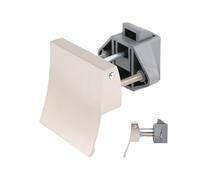 Push Button Latch, Keyless Cabinet Lock, Drawer Catch, Furniture Door Locks, Secure System, Easy Access Buttons for Kitchen, Yacht, Marine, Living Room, Drawers, Furniture, 3.94x1.18 Inches