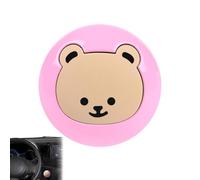 Push Button Start Cover - Aluminum Alloy, Cute Bear Decor, Car Button Protector | Universal Start Stop Buttons Cover For Trucks RVs Boats Vehicle Travel Daily Commuting Accessory