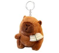 Push Capybara Keychain - Mini Capybara Plushing Pluss, Cute sospeso con lo zaino, affascinante morbido per ragazze, ideale per la Pasqua, il compleanno, la scuola e le vacanze