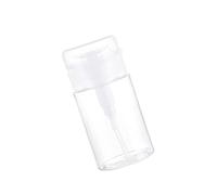 Push Down Dispenser Pompa Capli Top Bottiglia Vuota Riutilizzabile Liberatura Trasparente Bloccaggio Cosmetico BOTTO VUOTA PULLA DOWN Dispensatore Pompa Bottiglia Vuota Con Cappuccio A Vetro