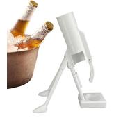 Push Down Opener, Bartender Bottle Tool, Quick Release Cap Lifter with Mechanical Spring Feature, Heavy Duty Metal Opener Device, Bar Gadget with Sl uild, Drink Accessories for Travel Use