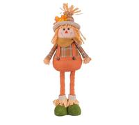 Push Figure Toys - Funny Doll Sculpture Fabric Girl Girl, Linen/Pp Cotton Riempimento/PVC Autunno Decorazione del Ringrazia