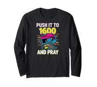Push It To 1600 And Pray Analog Film Photography Camera Maglia a Manica