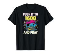 Push It To 1600 And Pray Analog Film Photography Camera Maglietta