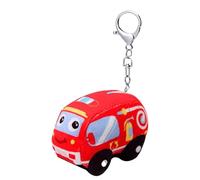 Push Keychain - Plush Fire Truck Bambola Impieno Giocattoli Per Veicoli | Camion Dei Pompieri | Apprendimento Educativo Per I Giocattoli Per Ragazzi Ragazze In Età Prescolare Per Bambini Zaino Borsett