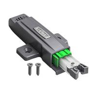 Push Latch Rebound Self-Locking Device - Automatic Heavy Duty Cabinet Door Lock | Multi-Purpose Self-Locking Bouncer | For Cabinet Doors Wardrobe Doors Drawers ABS POM Holding Power 3.5kg Eject Length