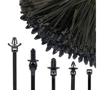 Push Mount Zip Ties - Push Mount Zip Ties Packwire Harness ClipsSS | a cricchetto più grandi di montaggio a vite | Clip di instradamento del filo per organizzare e proteggere i cavi