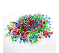 Push pins, Steel Point, 1/10,2 cm diametro x 1/5,1 cm l, 200/PK, AST, 200 Pezzi
