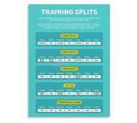Push Pull Legs Split Poster Weekly Fitness Calendar