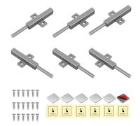 Push Pull per Ante, 6 pezzi Apriporta a Spinta, Chiusura Magnetica con Viti, Scrocco Magnetico, Con Viti e Rondelle, per Apertura a Spinta del Cassetto dell armadio della Cucina Touch