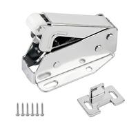 Push Pull per Ante,Apriporta Push to Open,8 Pezzi Apriporta a Pressione per Tutti i Tipi di Armadio e Credenze Adatto,Acciaio Laminato a Freddo Robusto e Resistente Scivola Dolcemente