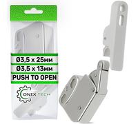 Push Pull per Ante Armadio con Rullo in Gomma per Porte con Gioco Minimo di 2,5 mm - Ammortizzatore per Ante Completo di Viti - Garanzia di 5 Anni - ONIX TECH