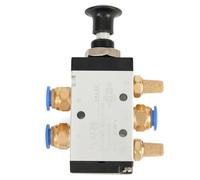 Push Pull Pneumatico Valvola 0-990 Dei 0.6cm Bspt 2 Pos 2 Digits/5 Digits