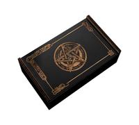 Push Pull Tarot Cards Box Box ASTROLOGYS NOTTO Carte Caso proprietà per LATTUNE TAGGI STUNICA Decorazioni ASTROLOGYS SCHEDE PERIGNATI