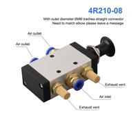 Push Pull Valvola Controllo Marmitta G1/4 Filettatura Mano Connettore Maschio