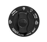 Push Start Button Cover Protector - Motore in lega, per pulsanti di arresto Avvia, adesivi per decorazioni per interni per auto resistenti all'usura Anti Scratch | Fit universale per la magg