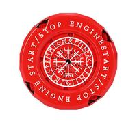 Push Start Button Cover - Universal Engine Start Stop Ignition Protector, 1 touch Rotating Car Button Spin Cover | Decorative Auto Accessories for Sedan, SUV, Truck, Sports Car, Interior Upgrade