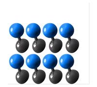 Push Start Button Cover, Universal One-Touch Engine Start Stop Lever Protector, Snap-on Car Ignition Switch Cover For Automotive Interterior Upgrade (Blue-8PCS)