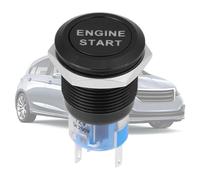 Push Start Button - Metal Button Push Auto Engine Accessories | DIY Car Decoration Automotive Starts Stop With LED, Engine Start Stop Ignition Protective