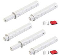 Push to Open Cabinet Hardware Short CBRIVE 5 Pack Push Latch & Lock per porte nascoste Touch Chiusure e Chiusura Push Release Cassetto Pull Tip on RV Closet Close Strong Pop Out, Bianco
