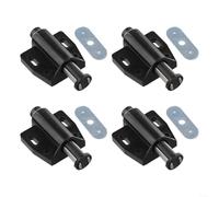 Push to Open Cabinet Latch 55mm Touch Catch(Black) | Touch release mechanism, no handles needed, smooth operation, per ideal for modern kitchens