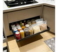 Push to Open per Cassetti Cassetto di Dispensa con Guida per Cassetto ad Apertura a Spinta, Cassetti Estraibili, Organizzatore di Archiviazione Nascosto(WxD-46x56cm(18 1/8x22"))