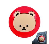 Push To Start Button Cover - Universal Bear Aluminum Alloy, Cute Interior Protection, Car Engine Ignition Guard | Decorative Start Stop Button Shield, Trim Accessory For Trucks RVs Boats