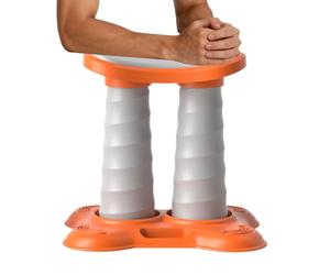 Push Up Assist Double | Base larga colonna antiscivolo ergonomico Trainer | Attrezzatura per esercizi push up per uomini e donne principianti casa ufficio palestra allenamento fitness muscoli core