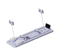 Push Up Board Ab Wheel Wheel 4 in 1 Multifunzione Abs Attrezzatura Attrezzatura Core Allenamento di forza con cuscinetti a gomito per la palestra domestica (Viola)