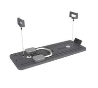 Push Up Board Ab Wheel Wheel 4 in 1 Multifunzione Abs Attrezzatura Attrezzatura Core Allenamento di forza con cuscinetti a gomito per la palestra domestica (NERO)