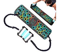 Push Up Board | Fitness Push-Up Board con codifica colore - Dispositivo di allenamento pieghevole con fasce per allenamento della in viaggio
