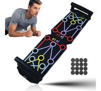 Push Up Board Pieghevole, Tavola per Piegamenti Multifunzionale con Maniglia, 13 in 1 Flessioni Attrezzi Portatile per Pettorali, Allenare le Spalle, Allenamento Completo del Corpo