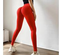Push Up Leggings - Rosso / M