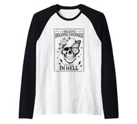 Push Yourself No One Else Will Gym Citazione Maglia con Maniche Raglan