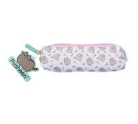 Pusheen Astuccio Scuola Bambini Bianco Rosa Con Zip Penna Portapenne