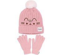 Set di guanti e berretto rosa Pusheen Donna