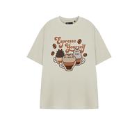 Pusheen Beige Espresso Yourself T-shirt a maniche corte Donne