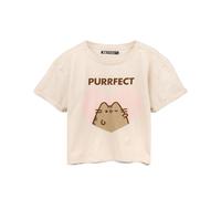 Pusheen Beige Pusheen The Cat T-shirt a maniche corte Donne