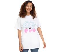 Pusheen Bianco Happy Holidays T-shirt a maniche corte Donne