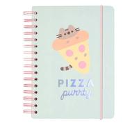 Pusheen, Blocco note A5 Rigide a Spirale 80 pagine Collezione Amante del cibo