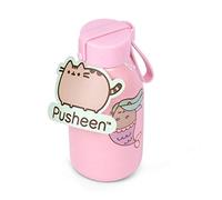 Pusheen Borraccia a forma di sirena, rosa, stampata, in ceramica, capacità circa 340 ml.