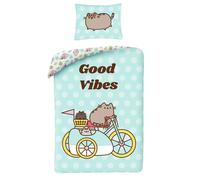 Pusheen Good Vibes Cotone Set Copripiumino - 100% Cotone (AG2724)