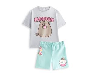 Pusheen Grigio Sweet Bubble Set T-shirt e pantaloncini Ragazze