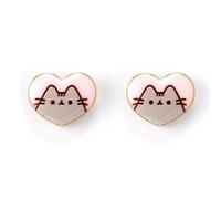 Pusheen Stud Orecchini Pink E Gold Heart Carat Shop, The